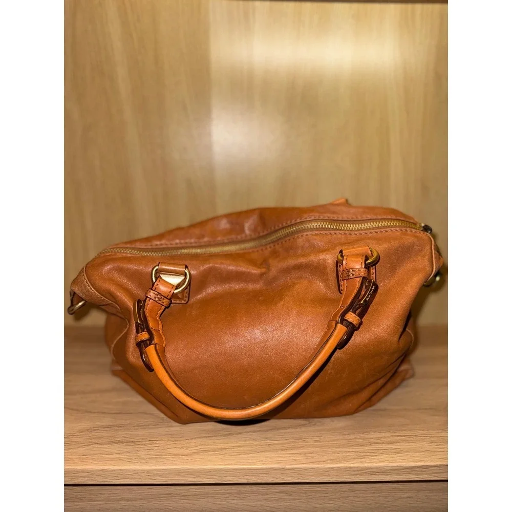 Michael Kors Brown Leather Satchel